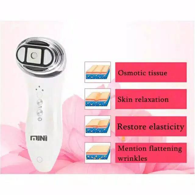 Mini hifu alat ultrasound radio frequency rf 2in1 detox anti aging kerut kantung mata  Mko