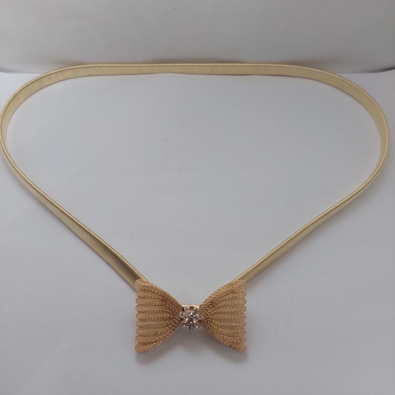 Bisa Bayar diTempat Belt Wanita Material Besi Elastis/melar Motif Depan