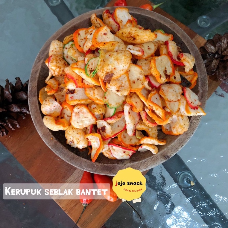 KRUPUK SEBLAK BAWANG BANTET PEDAS KERING SEBRING KERUPUK JABLAY EXTRA MURAH GROSIR GURIH KRIUK ENAK 