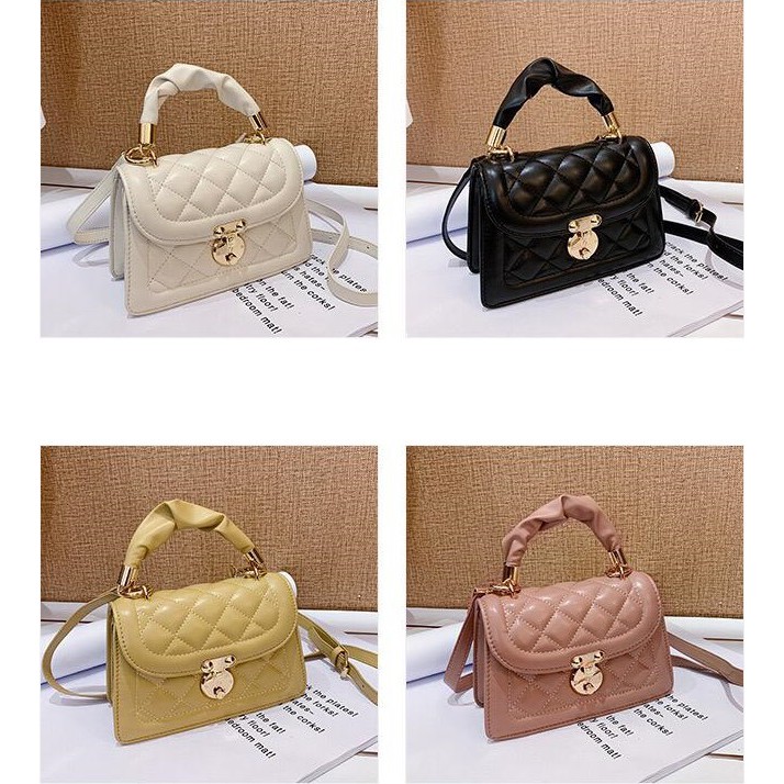 BJ15353- BEIGE/BLACK/PINK/YELLOW - TAS TOTEBAG HANDBAG SLEMPANG KECIL TAS WANITA FASHION IMPORT MODIS ELEGAN TERMURAH TERLARIS TERBARU BAGSTORE JAKARTA TAS BATAM ZCJ5317 JT59435 BQ2830 ELJ5353 CR7390 LT1287