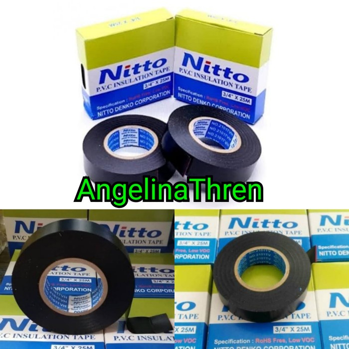 

Isolasi Listrik Nitto Hitam ORI - Isolasi Kabel Listrik Nito