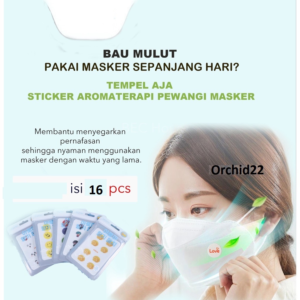 Stiker Masker Aroma Terapi