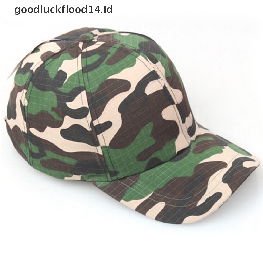 [OOID] Men Women Baseball Cap Military Army Camo Hat Trucker Camouflage Snapback ID