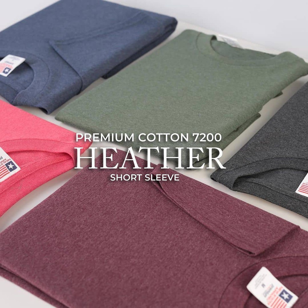 Kaos Polos Premium NSA Heather Series