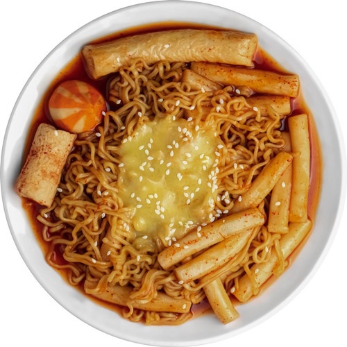 Ashiaaap Rabokki Topokki Instant Ramen Tokpoki Baco Aci Seblak Baso aci Pedas Mercon amen halal Ashiaaap Rabokki Basreng