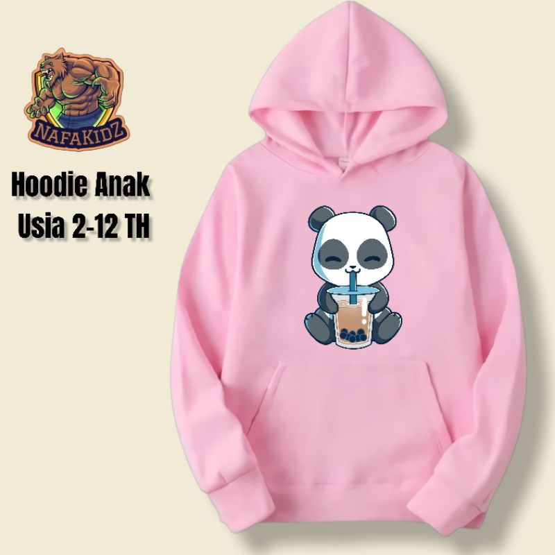 HOODIE ANAK PANDA BOBA SWEATER ANAK PEREMPUAN LAKI LAKI PANDA BOBA JAKET ANAK BOBA PANDA