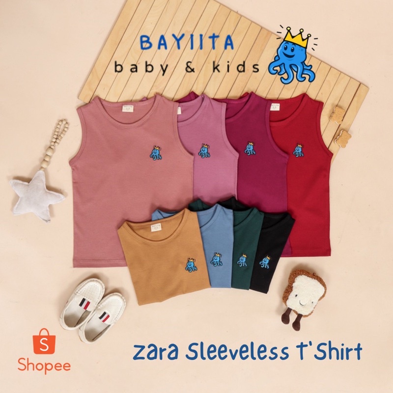 Zara Sleeveless T’shirt by Bayiita Kids