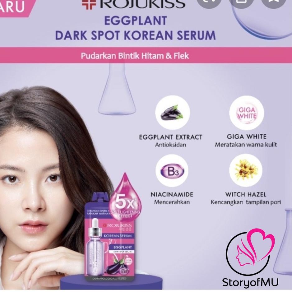 ✨MEGA ⚡ALE✨ [BPOM] ROJUKISS Premium Pore Expert 5X Serum Mask 25ml / Orange C Bright Eggplant Tea Tr