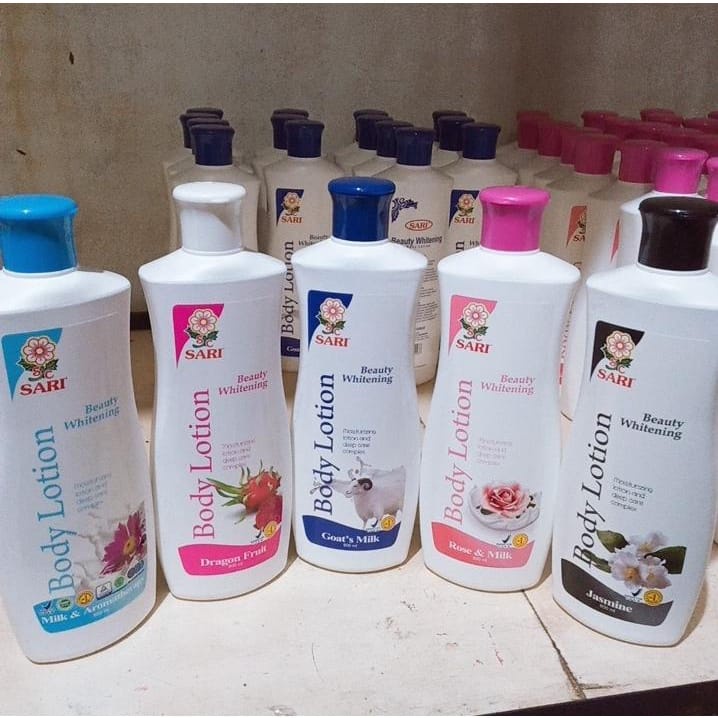 SARI HAND BODY LOTION 600ML PELEMBAB TUBUH PERAWATAN KOSMETIK