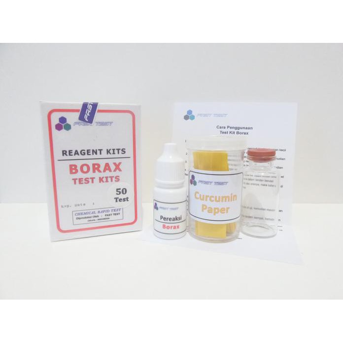 Test Kit Boraks (Borax), Alat Untuk Menguji Kandungan Borak