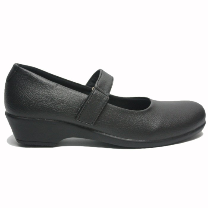 Dr. Kevin Sepatu kerja Pantofel Wanita Formal Shoes 531-016 - Hitam - Hitam, 38