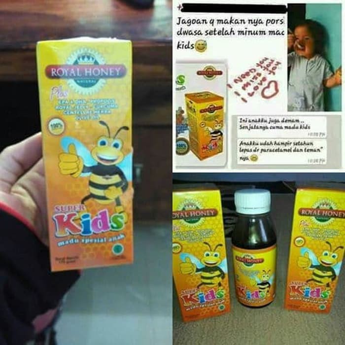 

PROMO! NATURAL ROYAL HONEY SUPER KIDS