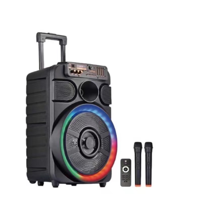 SPEAKER BLETOOTH AMPLIMEETING ADVANCE K1206 12IN 12INCH BONUS 2 MIC WIRELESS KARAOKE