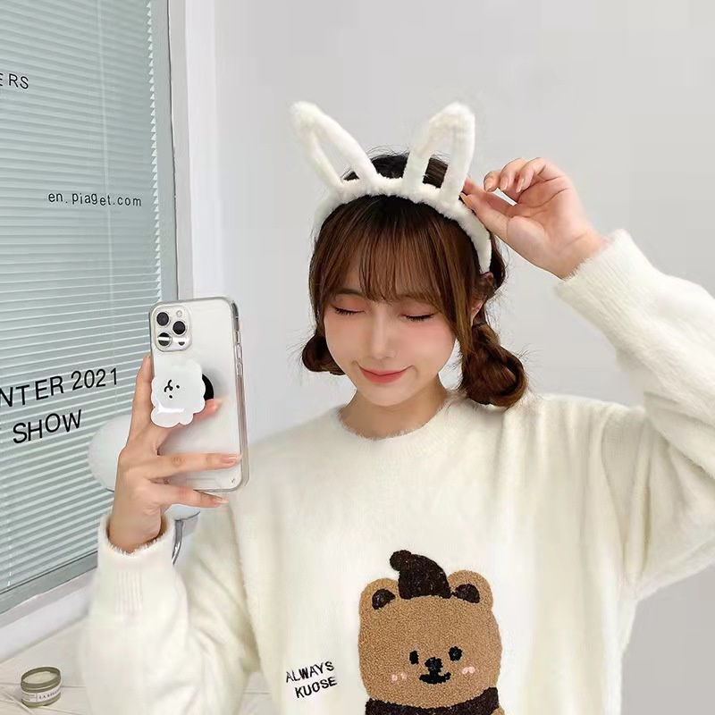 Bando Kelinci Wanita Fashion Rambut Korean Import - Headband Bunny Import