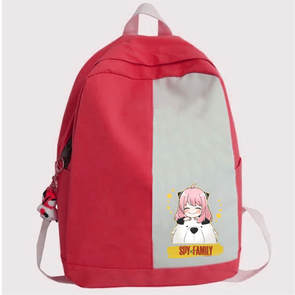 PVJ Tas SPY x Family Ransel Sekolah Anime Anya Forger Backpack School Premium Design