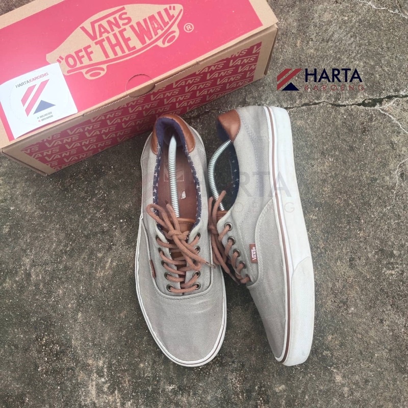 Sepatu Vans Era Grey Second Bekas Original Size 45