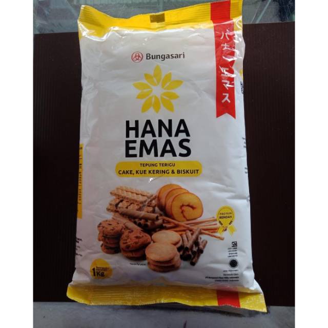 

Terigu protein rendah Hana Emas