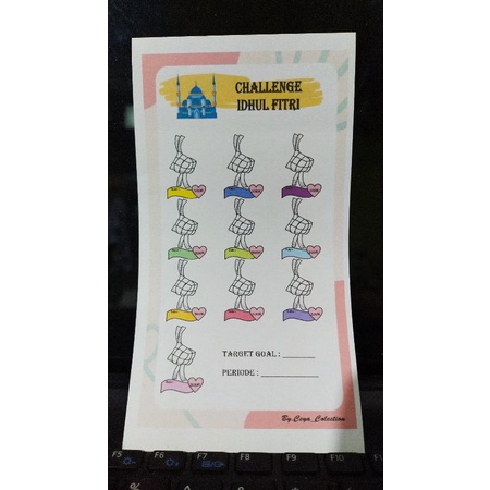 

isi Binder (ECER) Challenge IDUL FITRI/QURBAN A6/A5