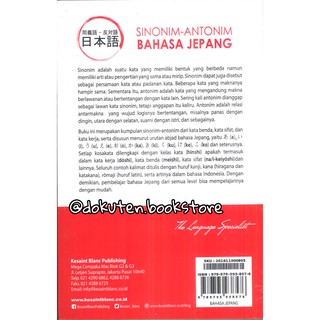 Sinonim Antonim Bahasa  Jepang  Shopee Indonesia