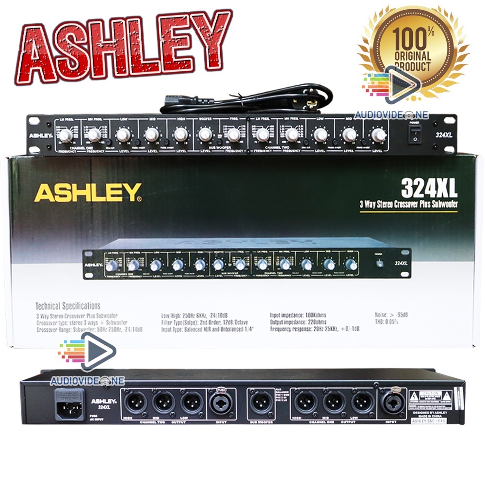 Crossover Ashley 324XL Krosofer 3 Way Plus Subwoofer Original