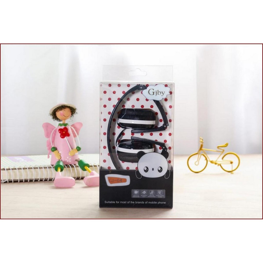 Headphone Gjby Extra Bass Gj-04 + Mic Premium Import Original