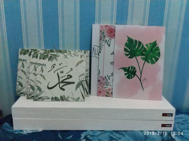 Wooden Projects Wall Decor Hiasan Pajangan Dinding Daun Monstera Tropical - Tmc2