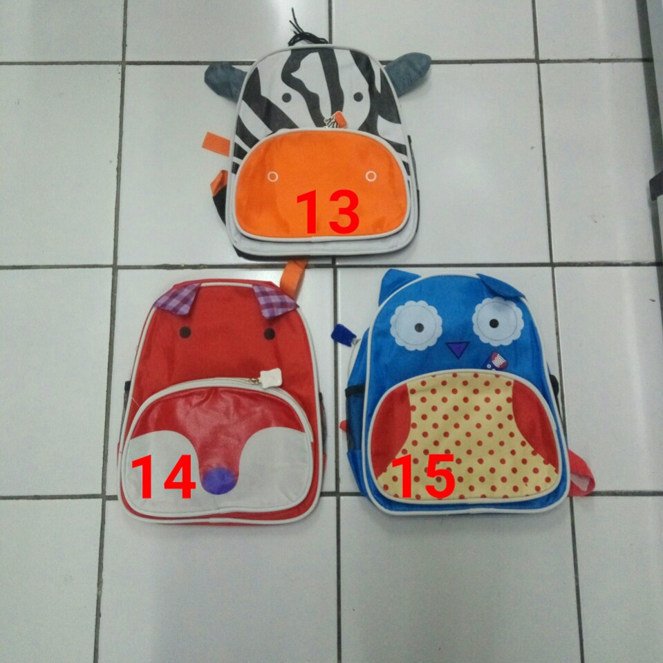 tas ransel  anak anak dengan motif lucu / tas anak