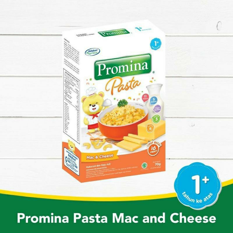 Promina Pasta Mac &amp; Cheese 70 gr / creamy chicken spinach 60 gr Promina Pasta Cemilan Bayi Sehat