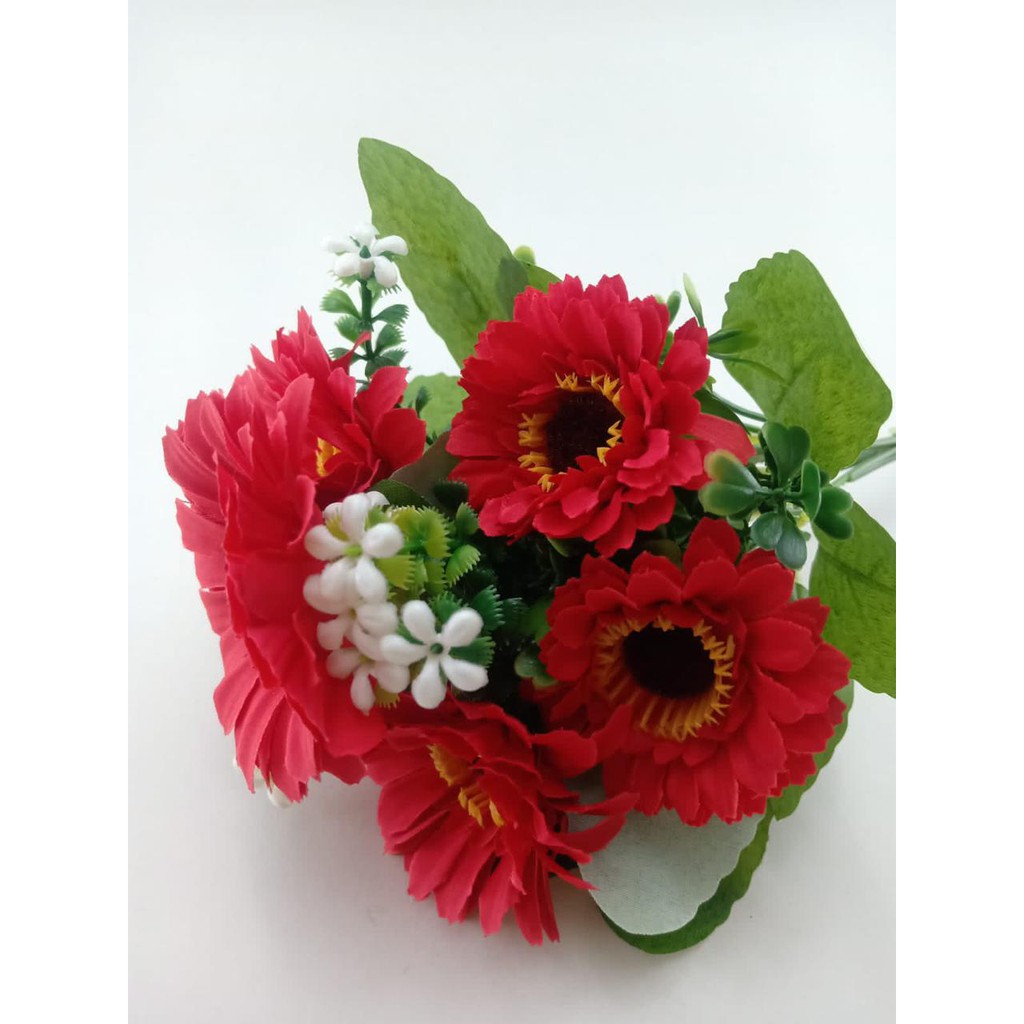 COD BUNGA TANGKAI MATAHARI BUNGA TANGKAI PLASTIK BUNGA ARTIFISIAL BUNGA PAJANGAN BUNGA HIAS BT9054-2