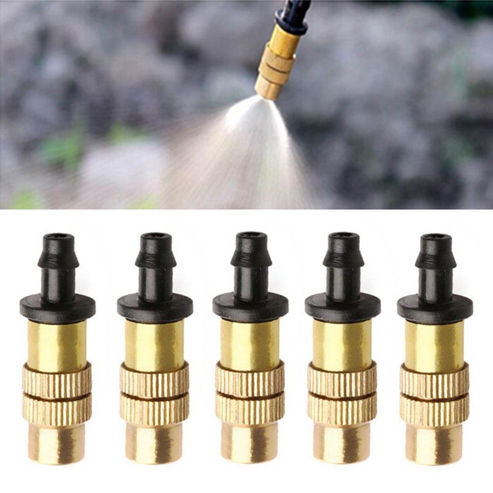 Rebuy Misting Nozzle Air Adjustable Semprotan Benang Irigasi Rumput Kuningan