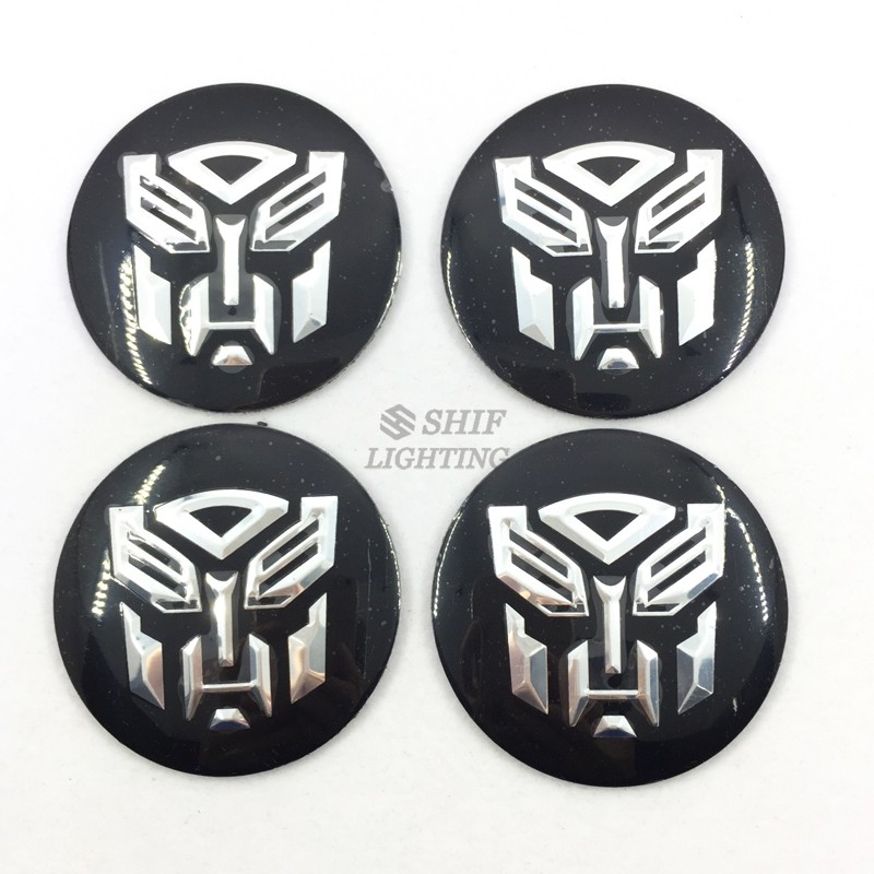 Stiker Emblem Logo Transformer 4x56mm Untuk Velg Hub Mobil