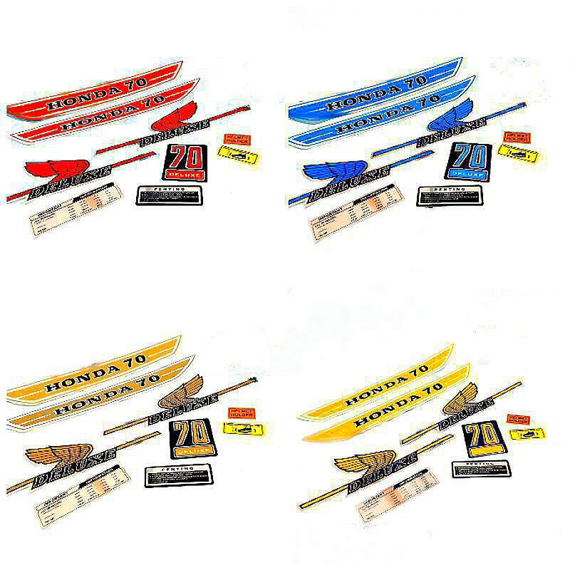 sticker body set honda c70 murah