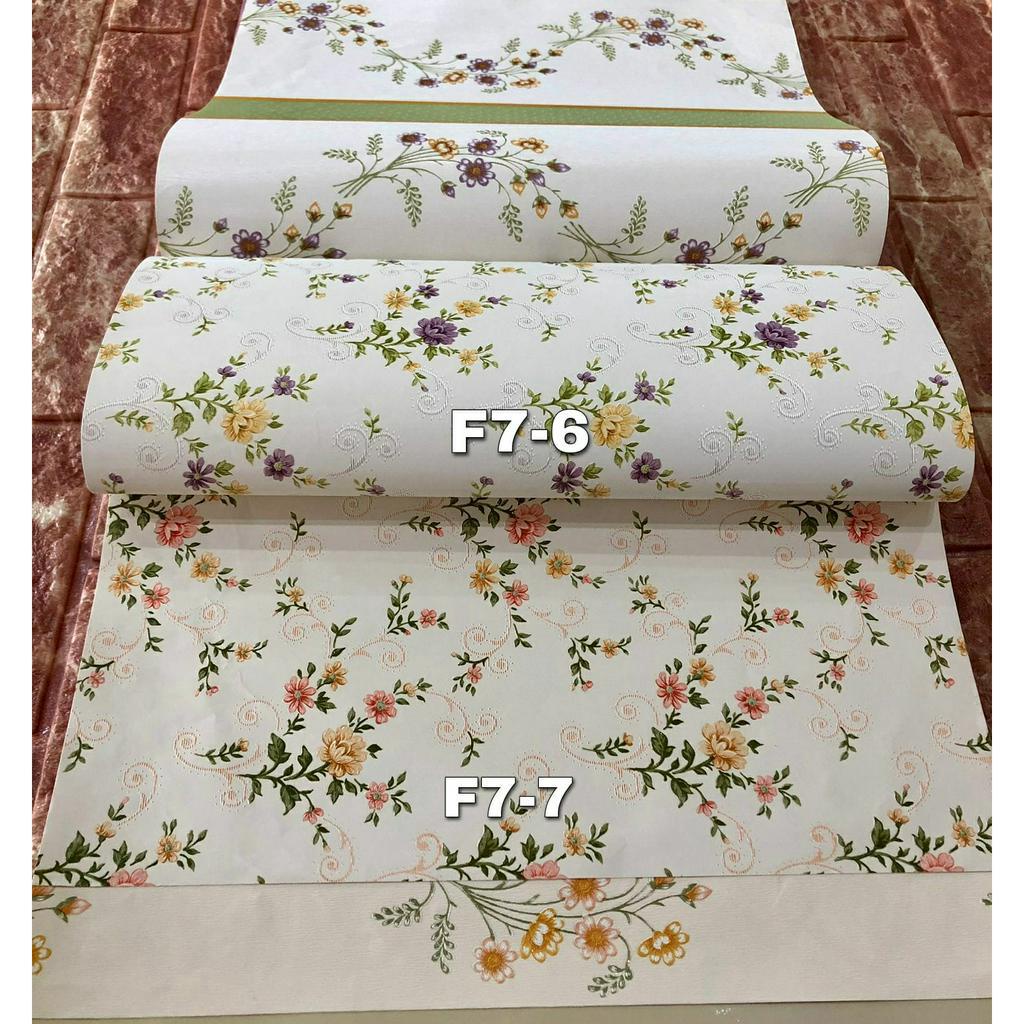 WALLPAPER DINDING BUNGA KECIL KOREAN FLOWER