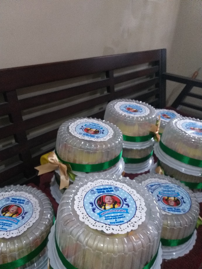 Sticker Nasi Bento / Sticker Nasi Kotak / Sticker Tumpeng Mini