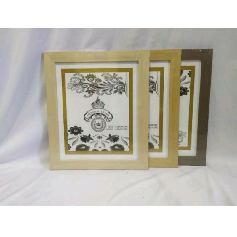 Bingkai foto 10r jumbo 25x30 motif serat