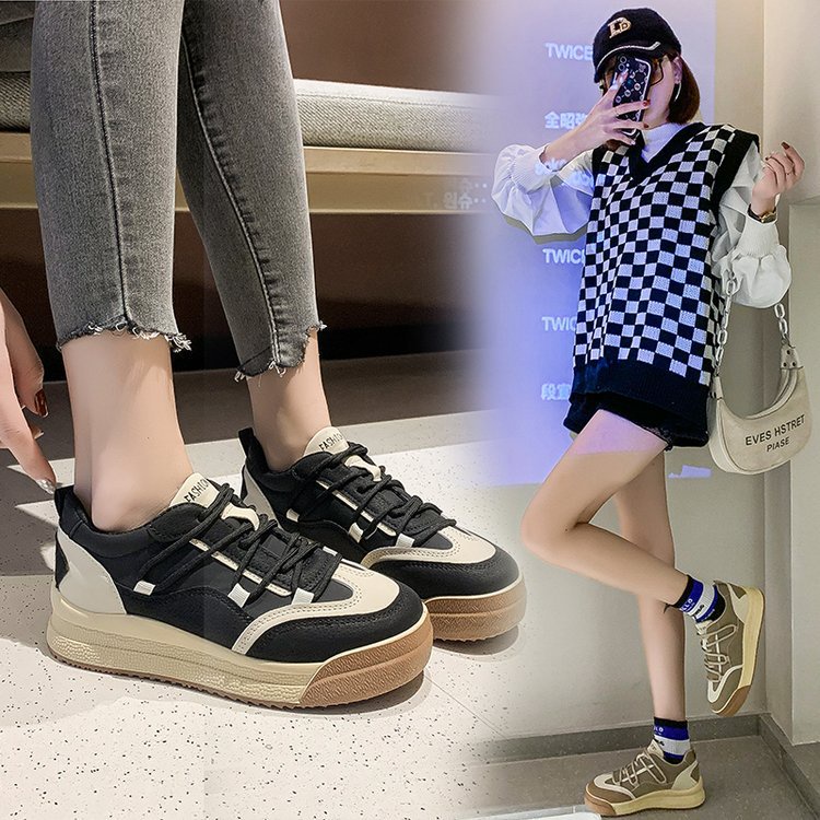 COD Sneakersdaily FS8802 Sepatu Sneakers Wanita Premium Casual Shoes