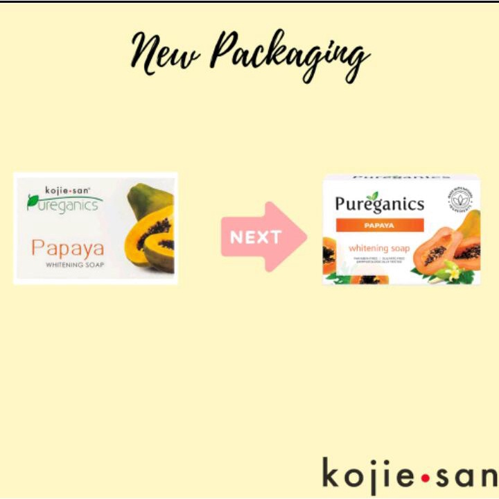 Kojie San Pureganic Papaya Whitening Soap 135gr