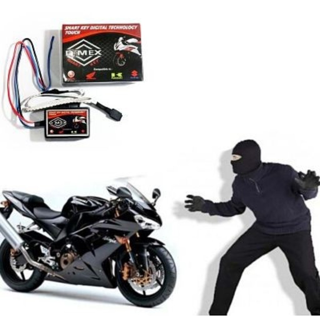 Dmex Smart Key Klakson - Alarm Sensor Sentuh Motor original