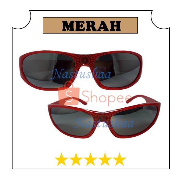 kacamata anak laki-laki dan perempuan sport anti silau olahraga sepeda lari - cewek cowok kids fashion lensa silver mirror sunglasses