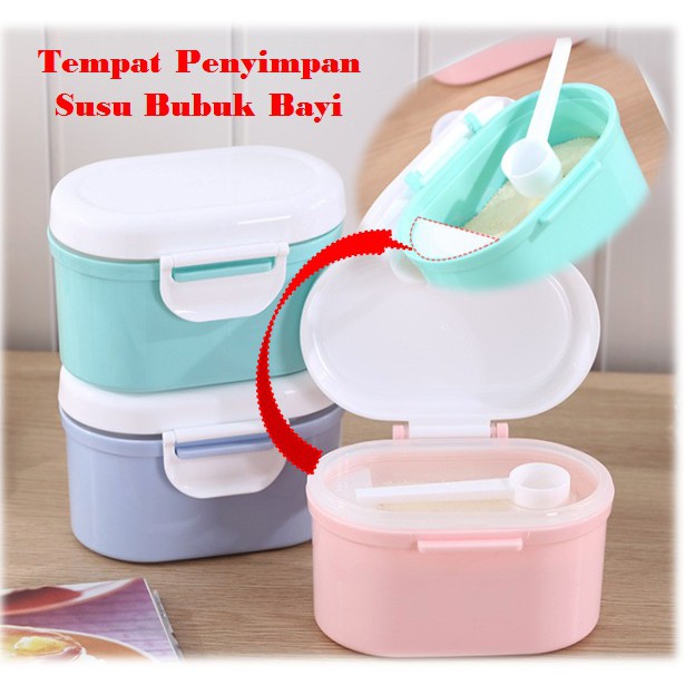 SHABRINA_FASHION!! Tempat Kotak Makan Bayi Wadah Penyimpanan Susu Bubuk Bayi