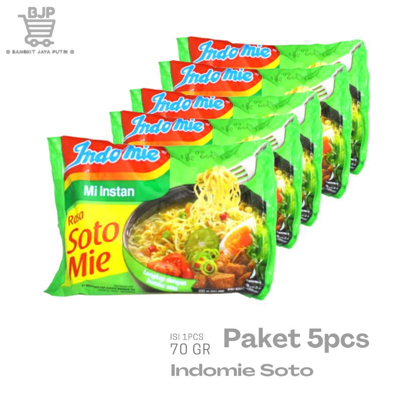 

Indomie soto mie kuah (5 pcs)