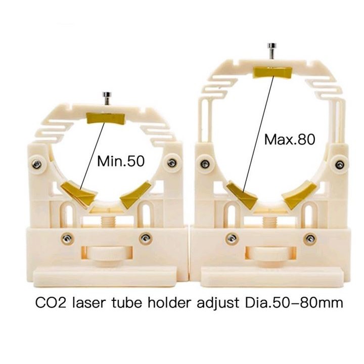 Dudukan tabung laser co2