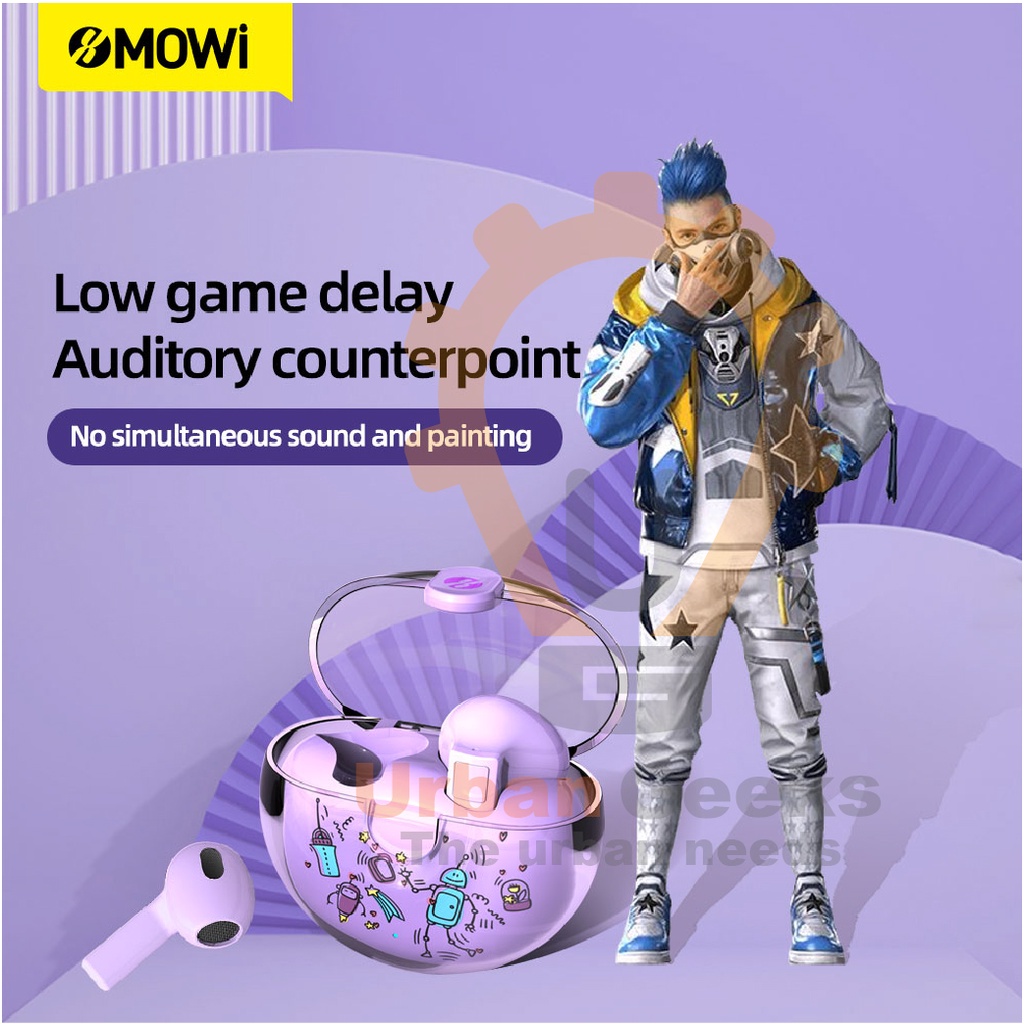 Earphone TWS Music Gaming Low Latency Plextone XMOWI T2