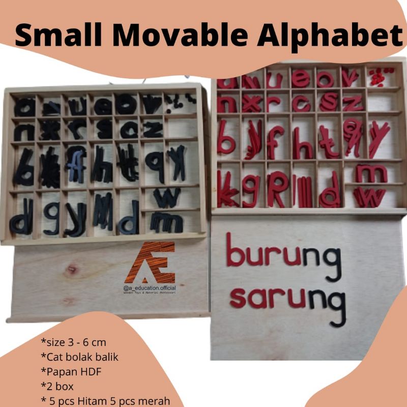 

Small Movable Alphabet SMA Montessori