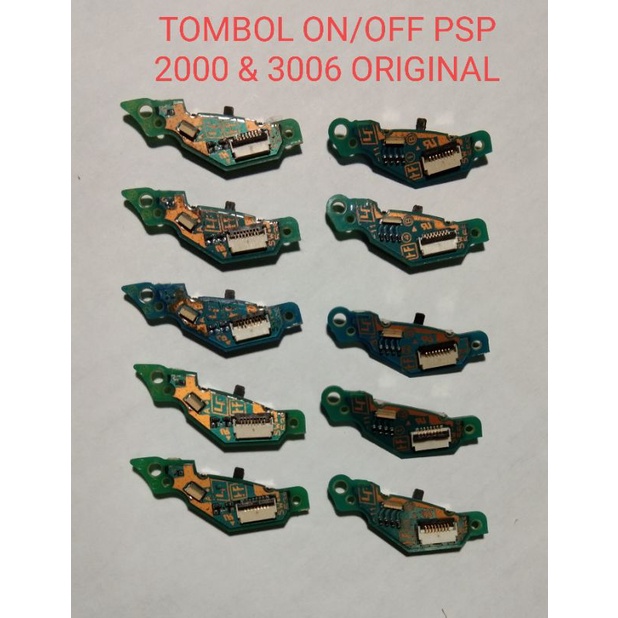 tombol switch on off psp slim 2000  dan 3006 original