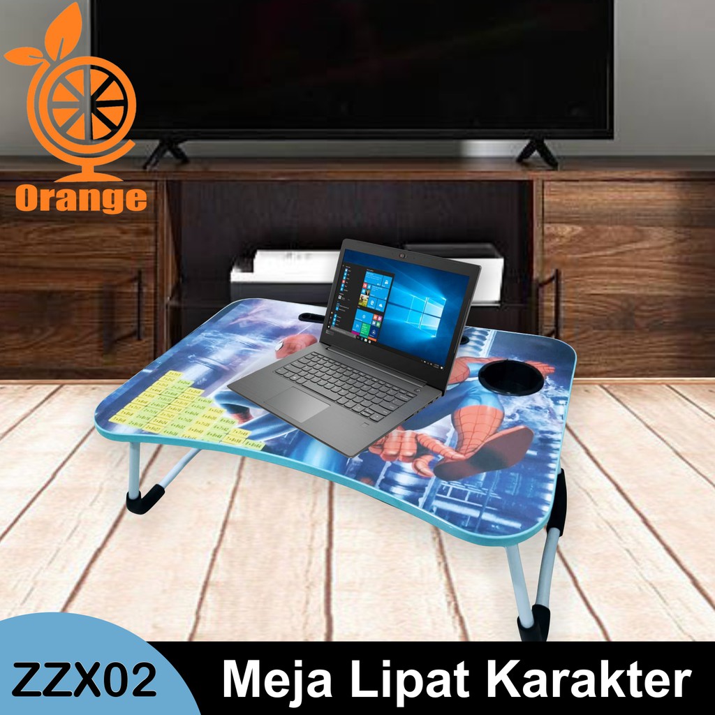 Meja Lipat/Meja Belajar/Meja Karakter Hello Kitty&amp;Doraemon/Meja Laptop Kreasirumah88