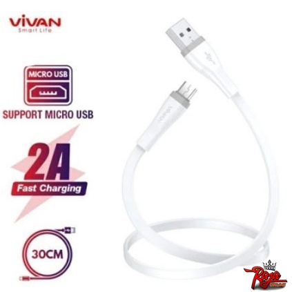 Kabel Data USB Micro SM 30CM VIVAN Fast Charging