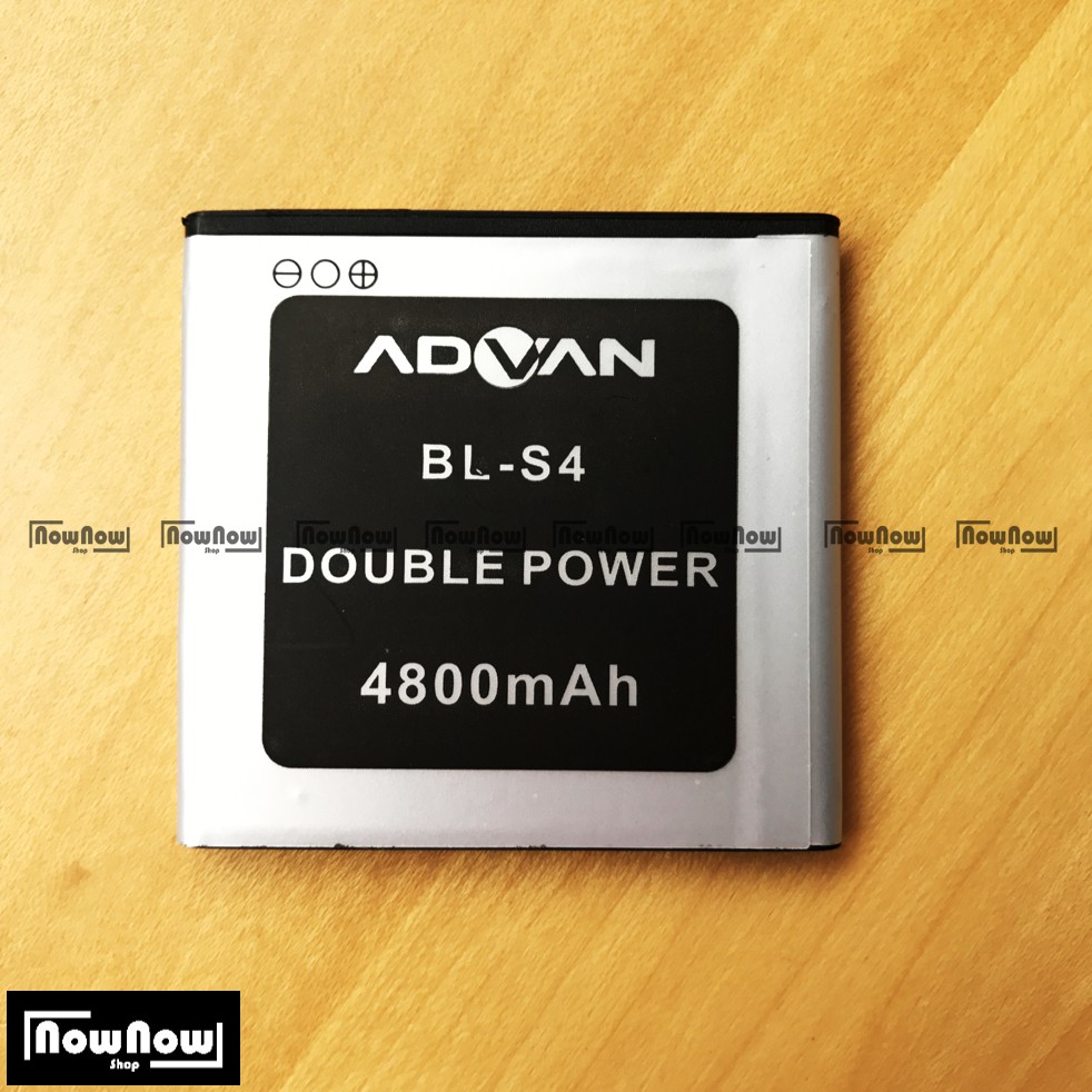 Baterai Advan S4 BL-S4 Original Double Power Batre Batrai Battery HP BLS4