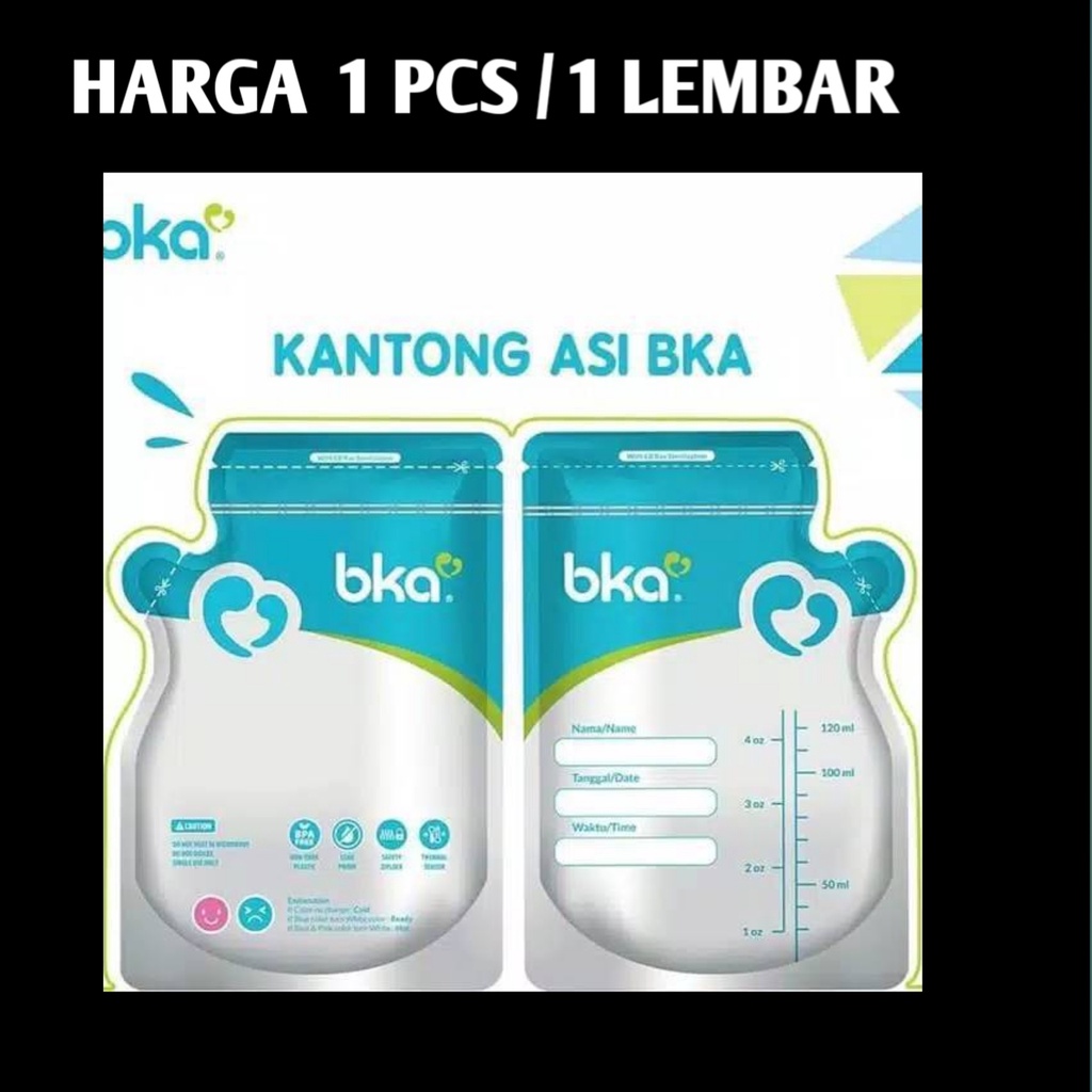 1 LEMBAR / 1 PCS / ECERAN 1 LEMBAR   KANTONG ASI 120ML  / 200 ML MEREK RANDOM