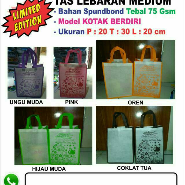 

Tas Lebaran/Tas Parcel Lebaran(Tas Idul Fitri, Goodie Bag Idul Fitri)